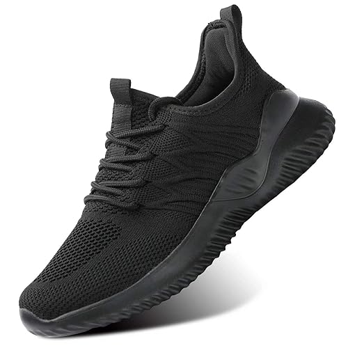 KEEZMZ Womens Ladies Walking Running Shoes Slip On Lightweight Casual