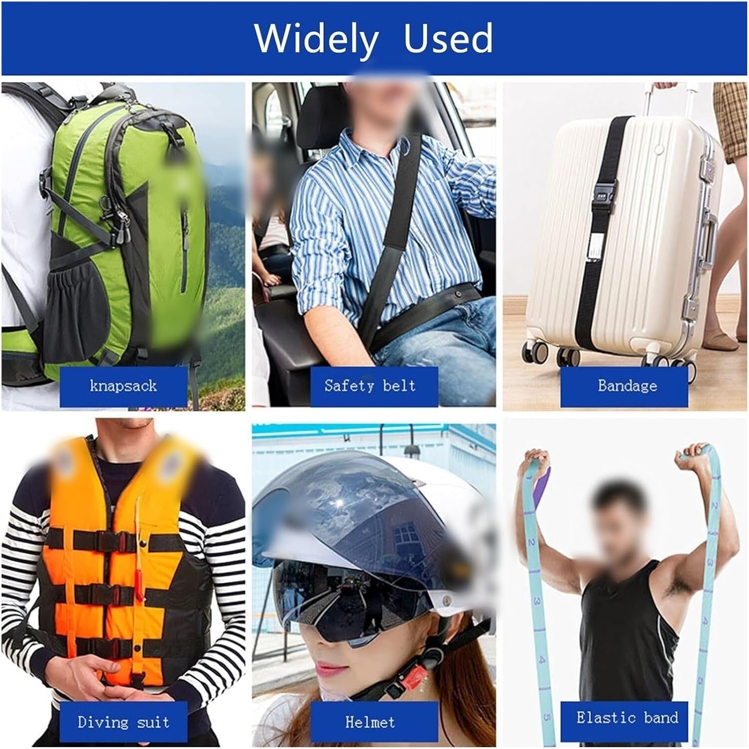 VIGANI Cotton Webbing,Cotton Bag Strapping, Webbing Strap 25mm 38mm, Nylon Upholstery Webbing Tape for Bags Chairs Handles(Color:Blu, Size : 25MM x 5Yards) (Color : Coffee, Size : 38MM x 10Yards)