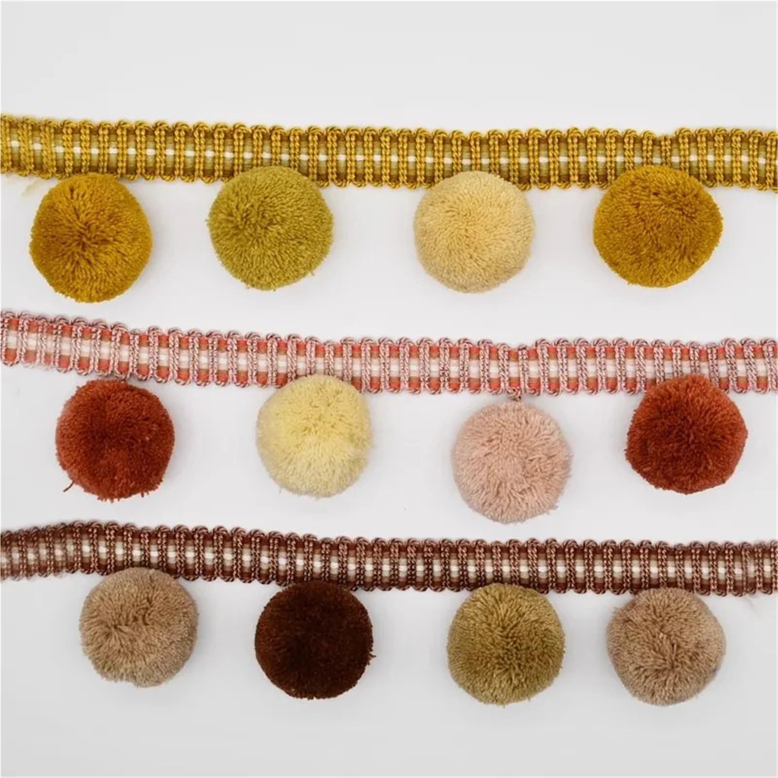 Pompon-Zierband 3 Yard Pompon-Quastenfransenbesatz