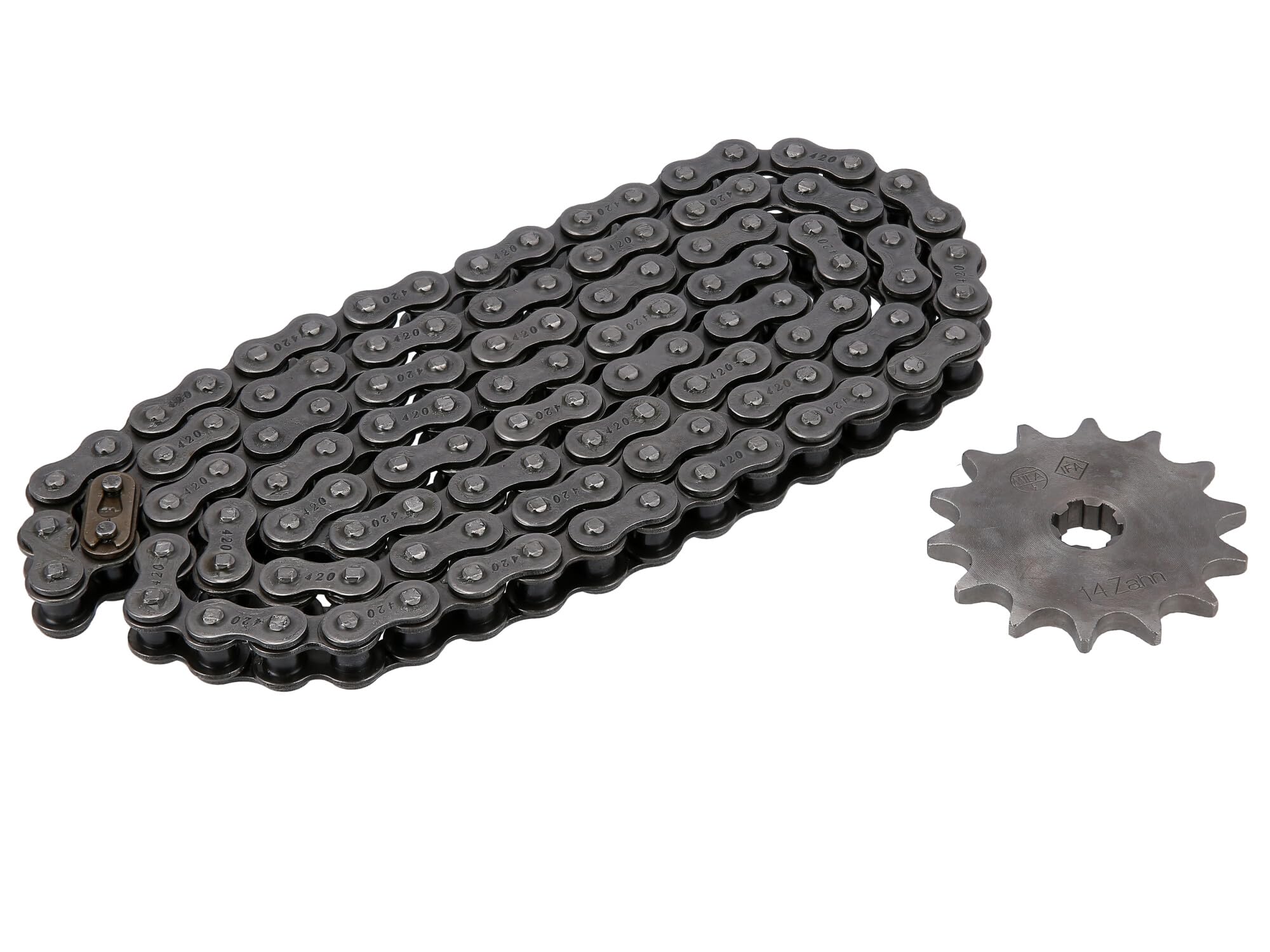 Großes Kettenradantrieb-Set (Ketten-Set) - für Simson KR51/1 Schwalbe