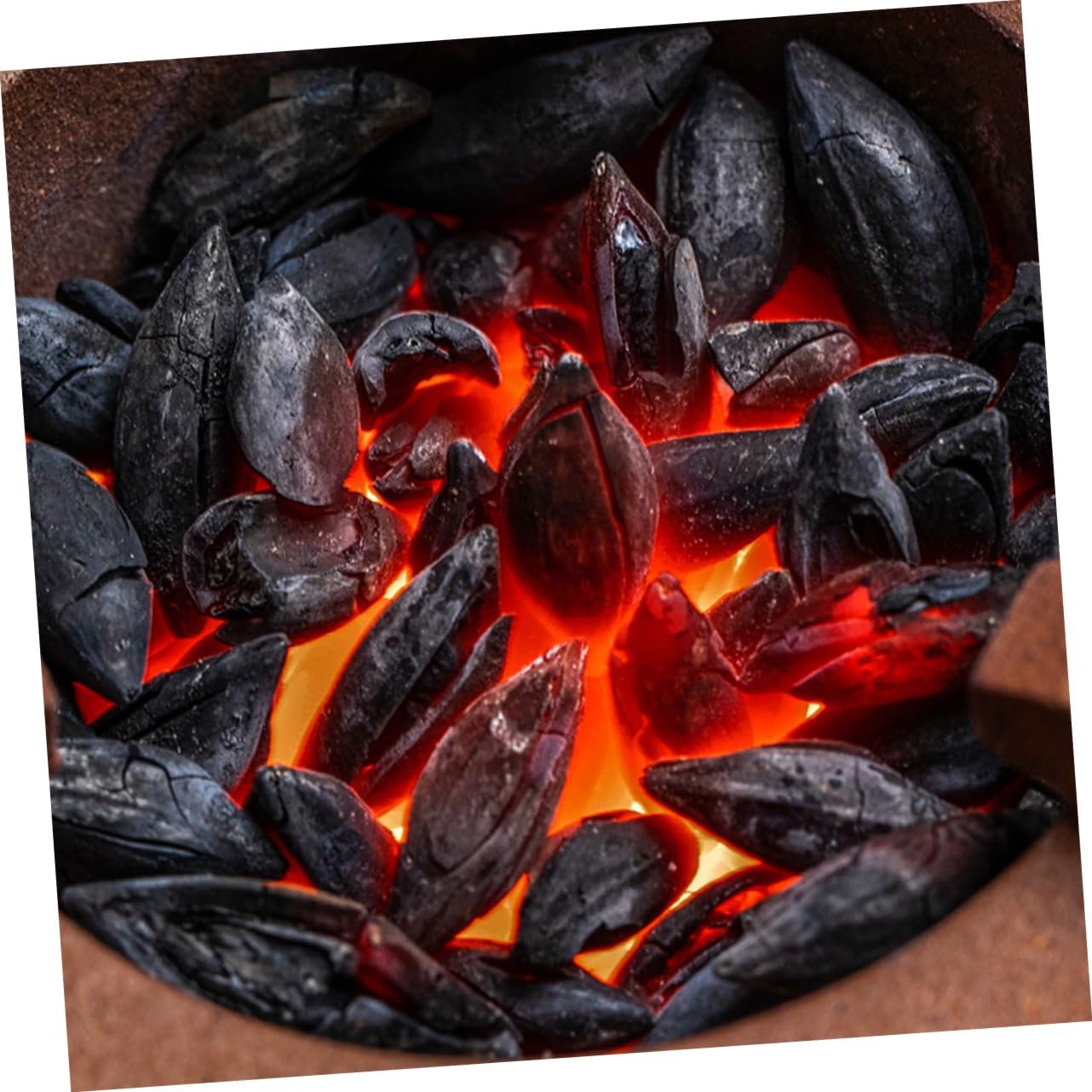 Yardwe Outdoor Survival Essential Multifunctional Fire Charcoal Stove Walnut Charcoal Ideal for Camping and Grilling