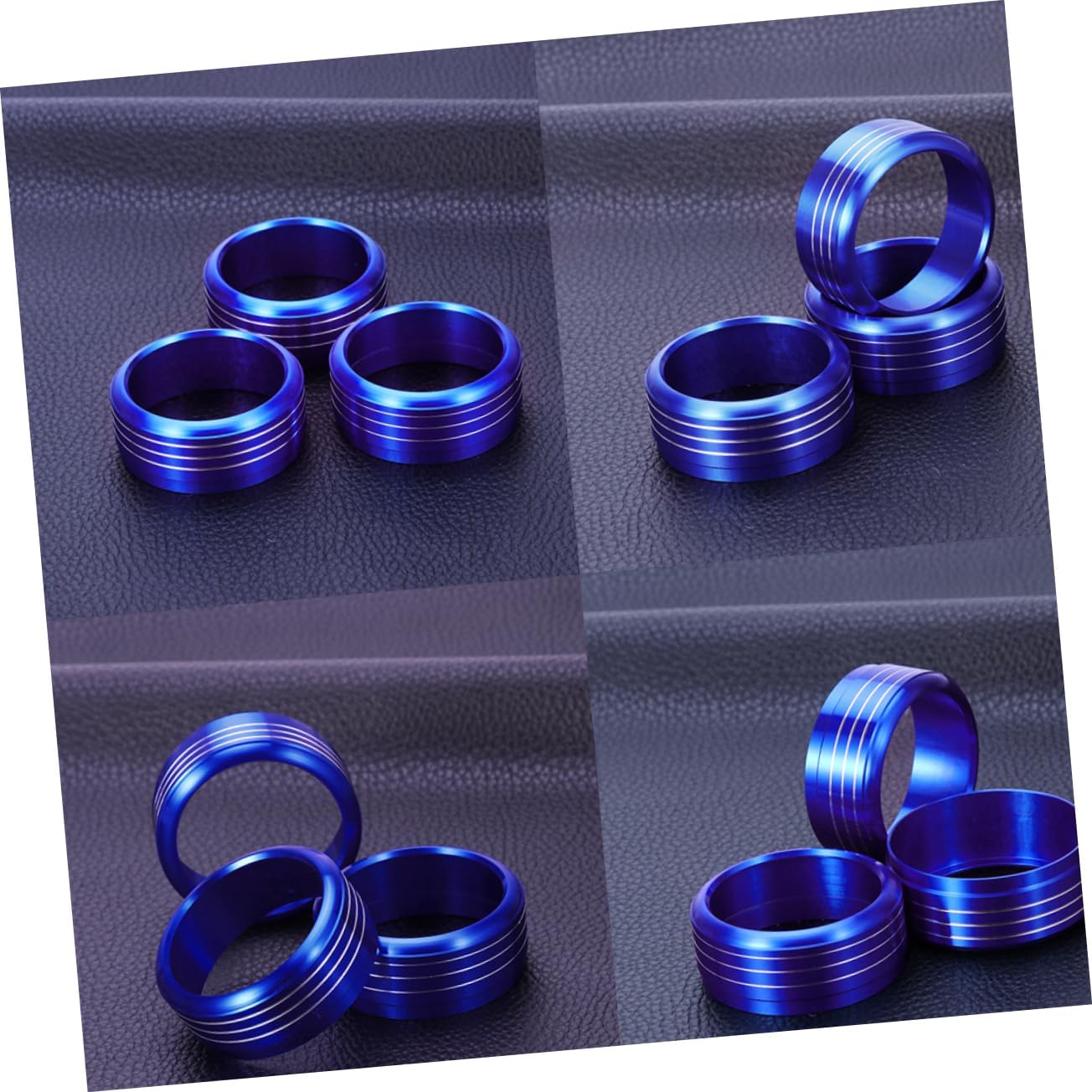 Professional Air Condition Button Covers 2 Pack Climate Control Knob Ring for Models