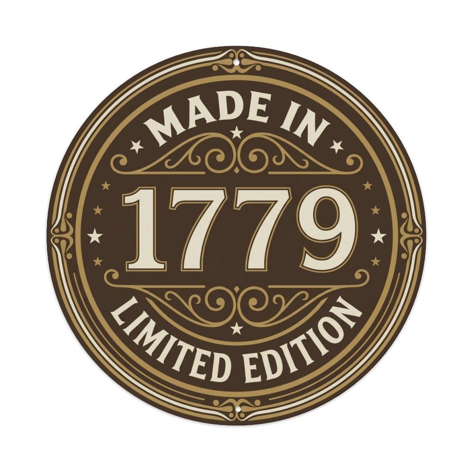 Okahys 8X8inch(20X20cm) Made In 1779 Limited Edition Metal Tin Sign