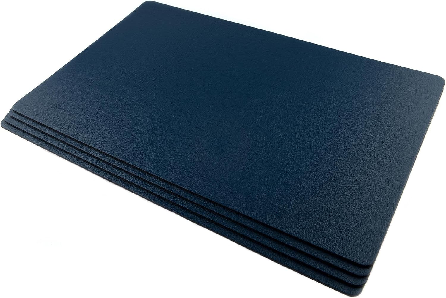 Sets of 4 Large Royal Blue Recycled Leather Placemats (42cm x 26.5cm). Made in The UK by Lara-May, 42 cm x 26.5 cm x 0.03 cm - Image 5