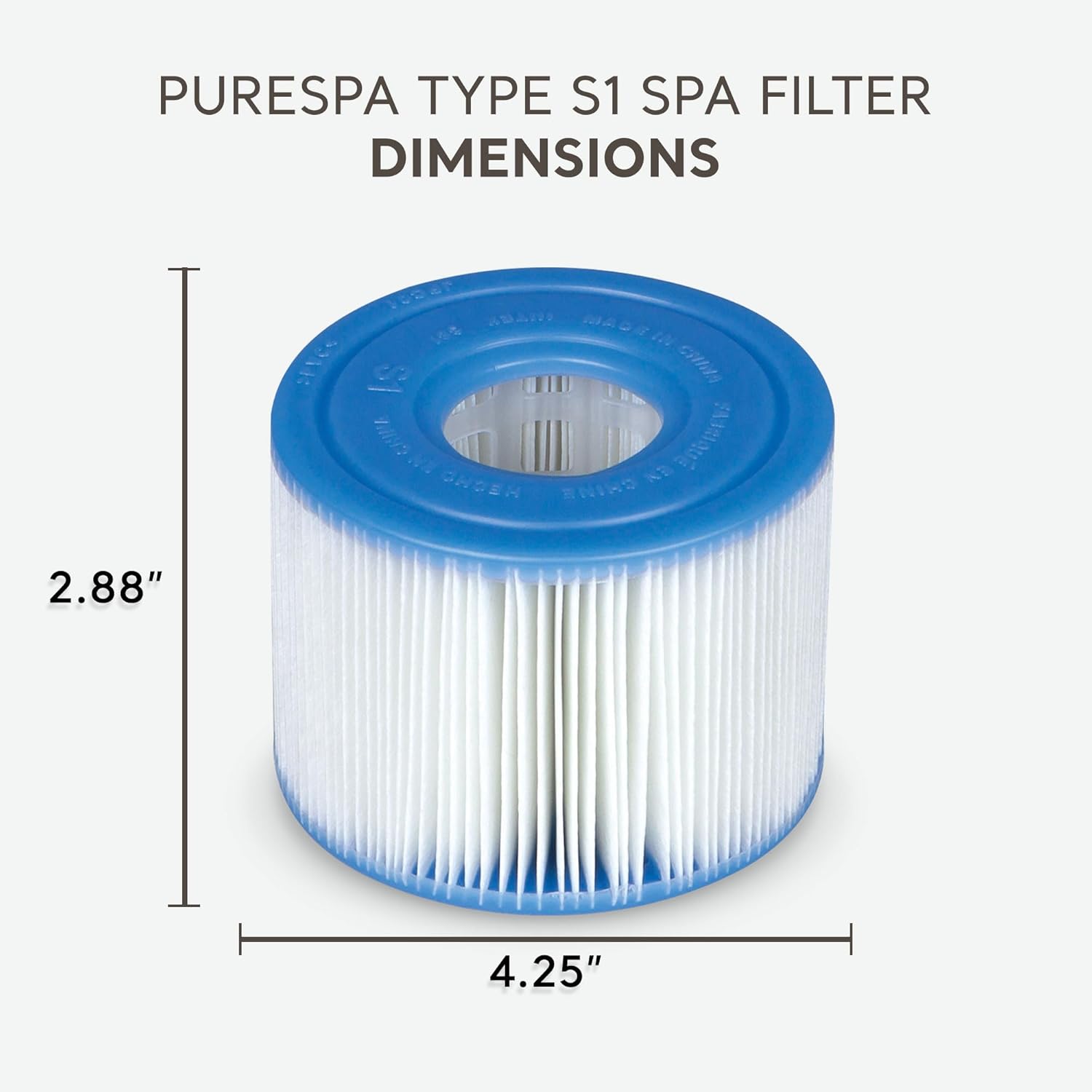 Intex 29001E PureSpa Type S1 Heavy Duty Easy Set Dacron Paper Hot Tub Spa Filter Replacement Cartridge for Various PureSpa Models, 2 Pack - Image 4