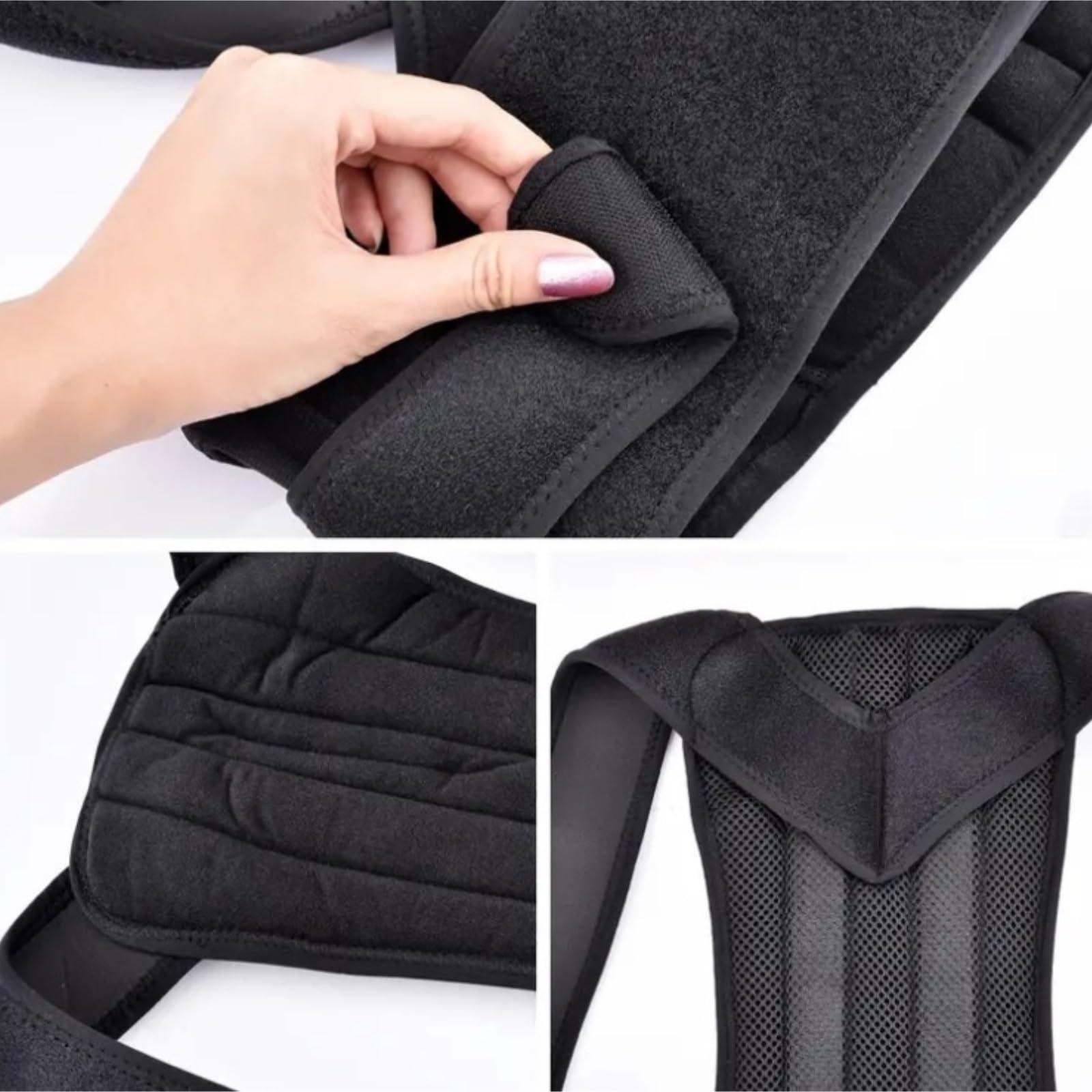TTDGYYXW Supporto per la Schiena Supporto per la Schiena Regolabile Completo Correttore Collo Clavicola Spalla Supporto per la Schiena Cintura di Supporto(XL)