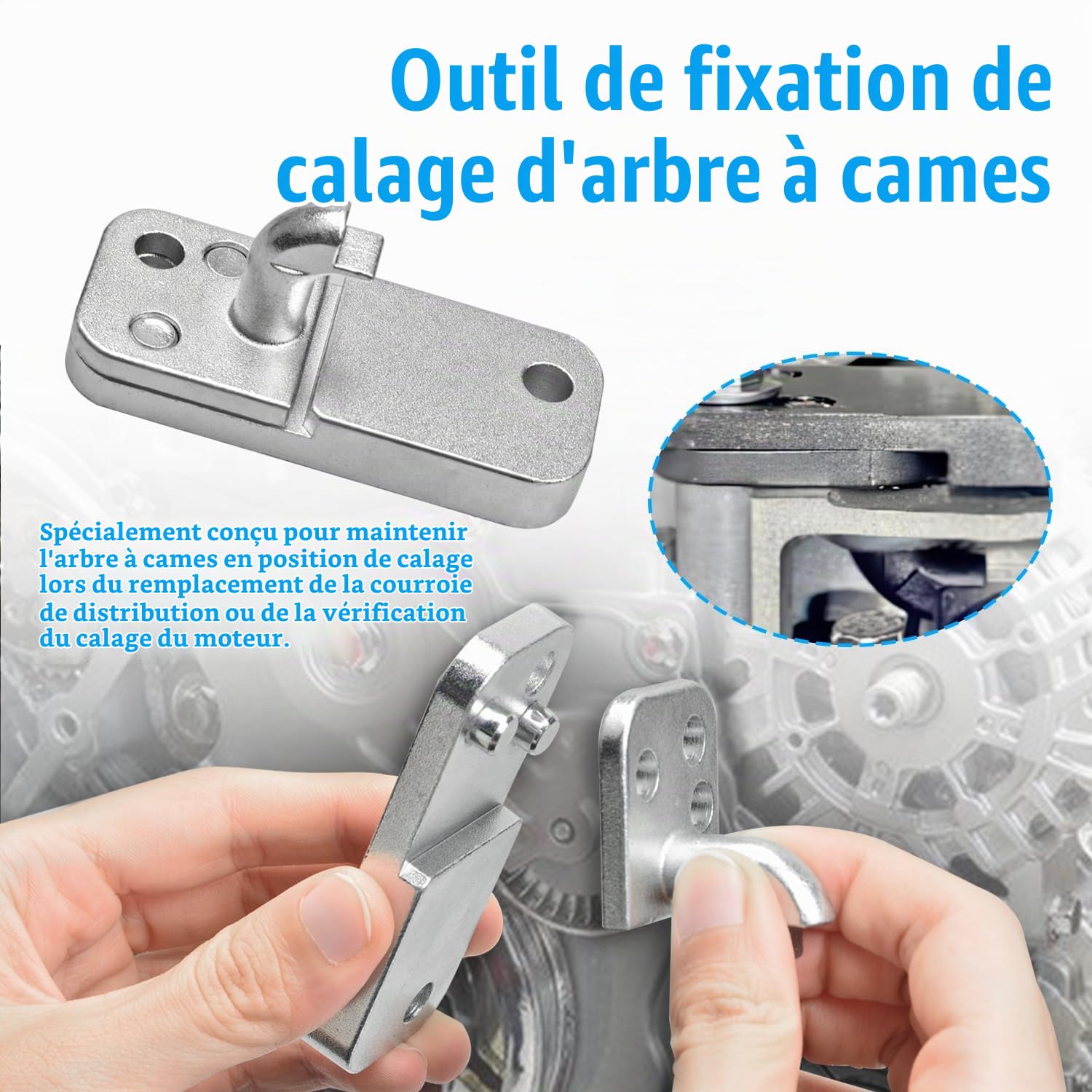Kit Calage Distribution, Outil de Réglage de Distribution pour Moteur PSA Citroën Peugeot Opel DS 1.2 Vti (VVT) /GDI PureTech Essence 109-2C, 109-2D, 0109-2B, G-0109-2E