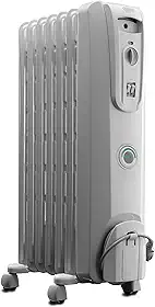 Delonghi Aquecedor a Óleo Portátil 3 Configurações Temperatura Sem Montagem e Manutenção no Óleo