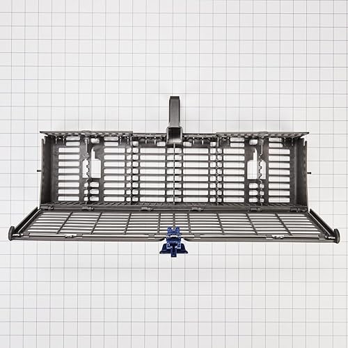 Miniatura 3 de Whirlpool W11158804 Cesta de cubiertos para lavavajillas OEM, color gris