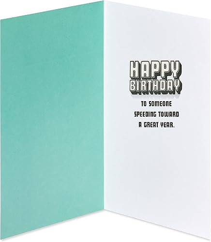 Miniatura 2 de American Greetings Tarjeta de cumpleaños número 16 (Speeding Toward A Great Year)