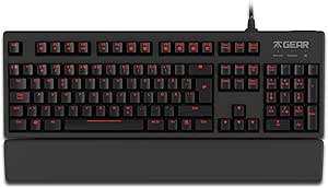 Clavier Pro Gaming LED Fnatic Gear Rush (mécanique, touches Cherry MX rouge, configuration FR)