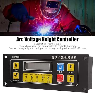 Brilluxa Torch Height Controller, CNC Plasma THC Arc Voltage Height Control Unit, Automatic Voltage Controller, Plasma Cutter Torch Lift Z Axis Controller for Cutting Table