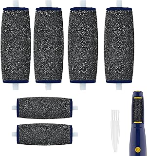 Replacement Roller Compatible with Dr. Scholl's Callus Remover Electronic Foot File-Extra Coarse (6 Pack)