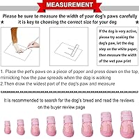Vista 2 de QUMY - Zapatos para perros grandes, botas medianas para perros y protectores de patas para días de nieve en invierno, pavimentos calientes