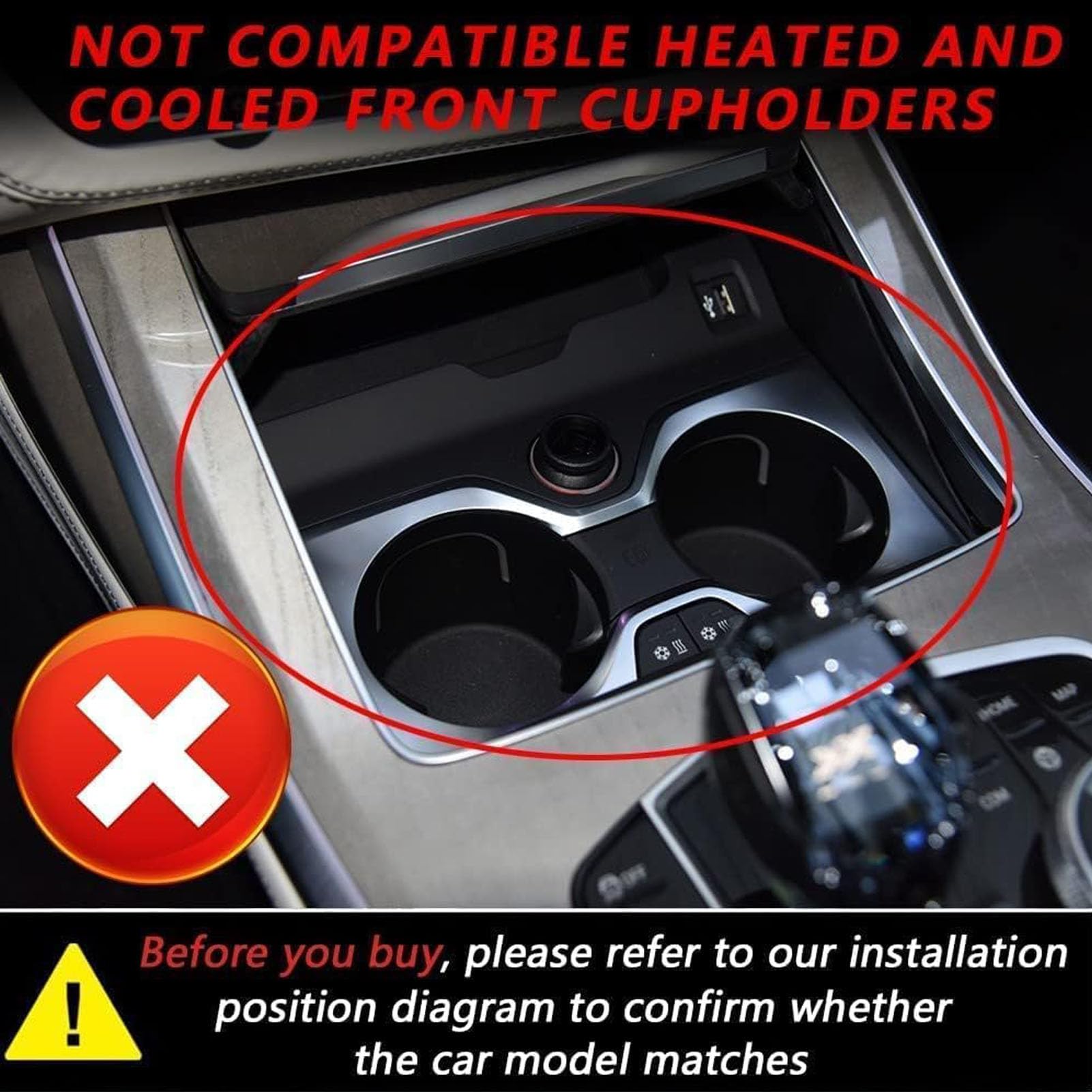 CenNa Caricatore Wireless Auto per BMW X5/x5m/x6/x6m 2020-2023 Tutti I Modelli Accessorio con 15w Wireless E USB Qc3.0 Ricarica Rapida Regalo per La Famiglia