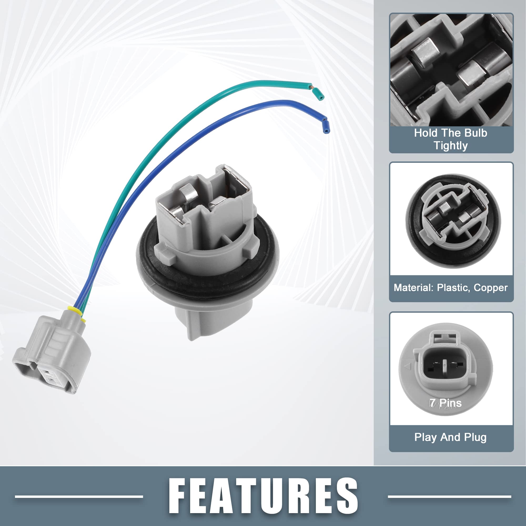 Amazon.com: A ABSOPRO Car Front Rear Turn Signal Light Wiring