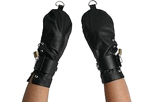 Strict Leather Bondage Mittens: Embrace Control and Surrender