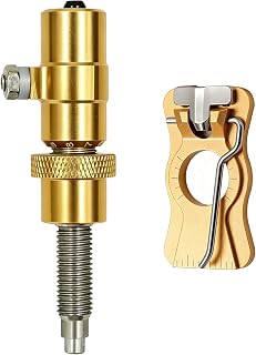 Magnetic Arrow Rest Adjustable Archery Cushion Plunger for Outdoor Practice | Aluminum Alloy Archery Arrow Rest Right and Left Hand Screw in Arrow Cushions Plunger Shock Absorption for Most Bows Hunting