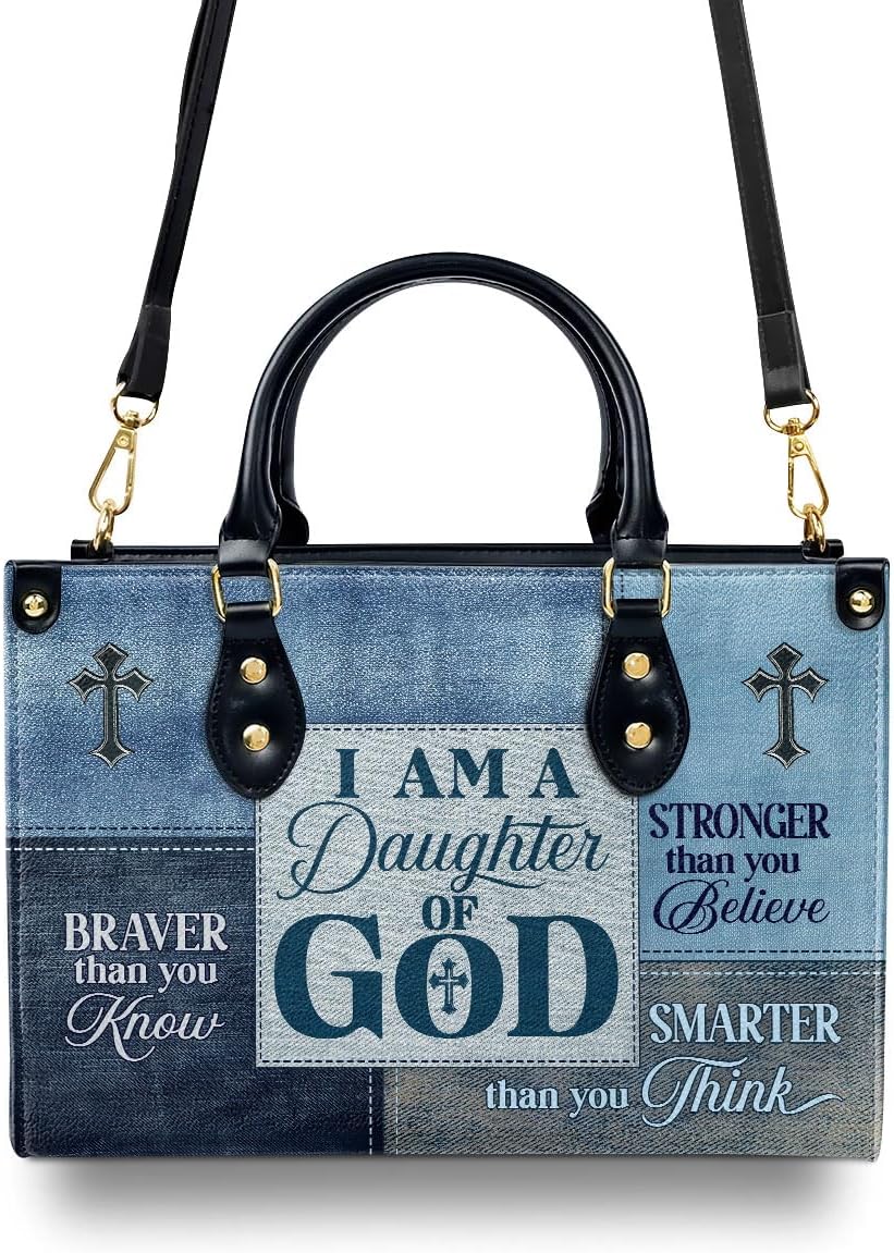 Jesuspirit Leather Handbags - Bible Bags, Religious Bag - Christian Gifts For Women - Christmas Gift For Mom, Grandma - Image 3
