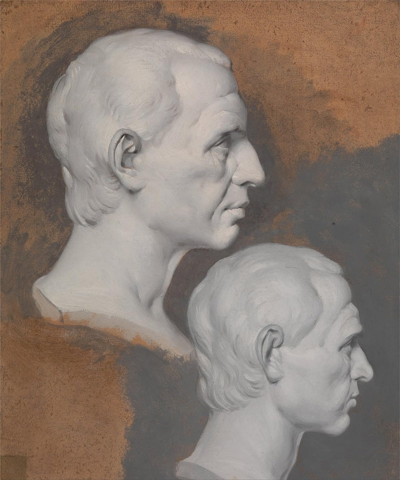 ARTXLXXBN Famous Painting Canvas Artwork Graffiti Print Studies of a Classical Bust by Wright of Derby Portrait Canvas Image for Home Decor 60x90cm