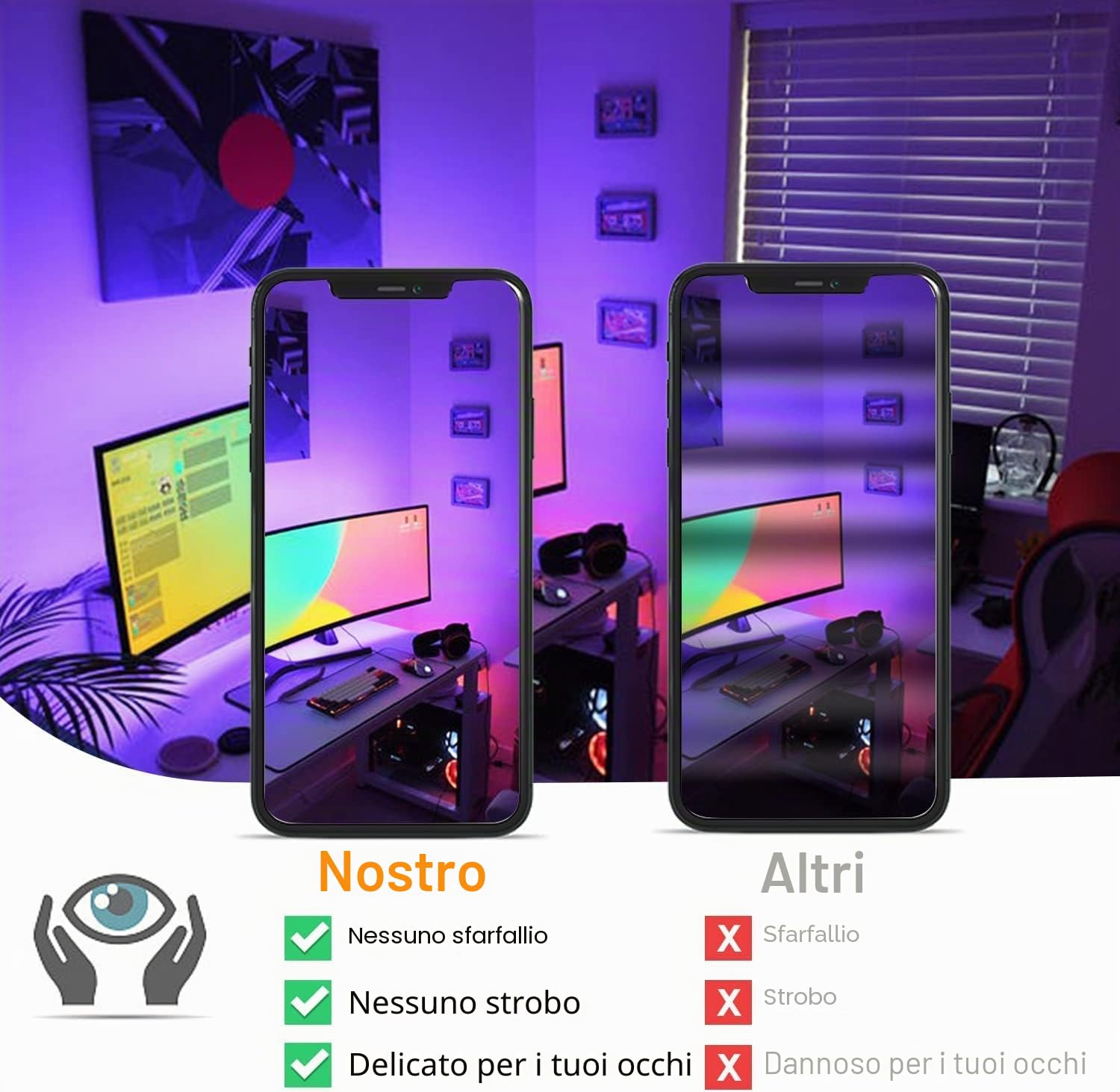 ChangM, 4 faretti LED RGB da 30W, controllo tramite APP Bluetooth, 16 milioni di colori, faro proiettore intelligente, IP66, impermeabile, per esterni, faretti da giardino per creare atmosfera
