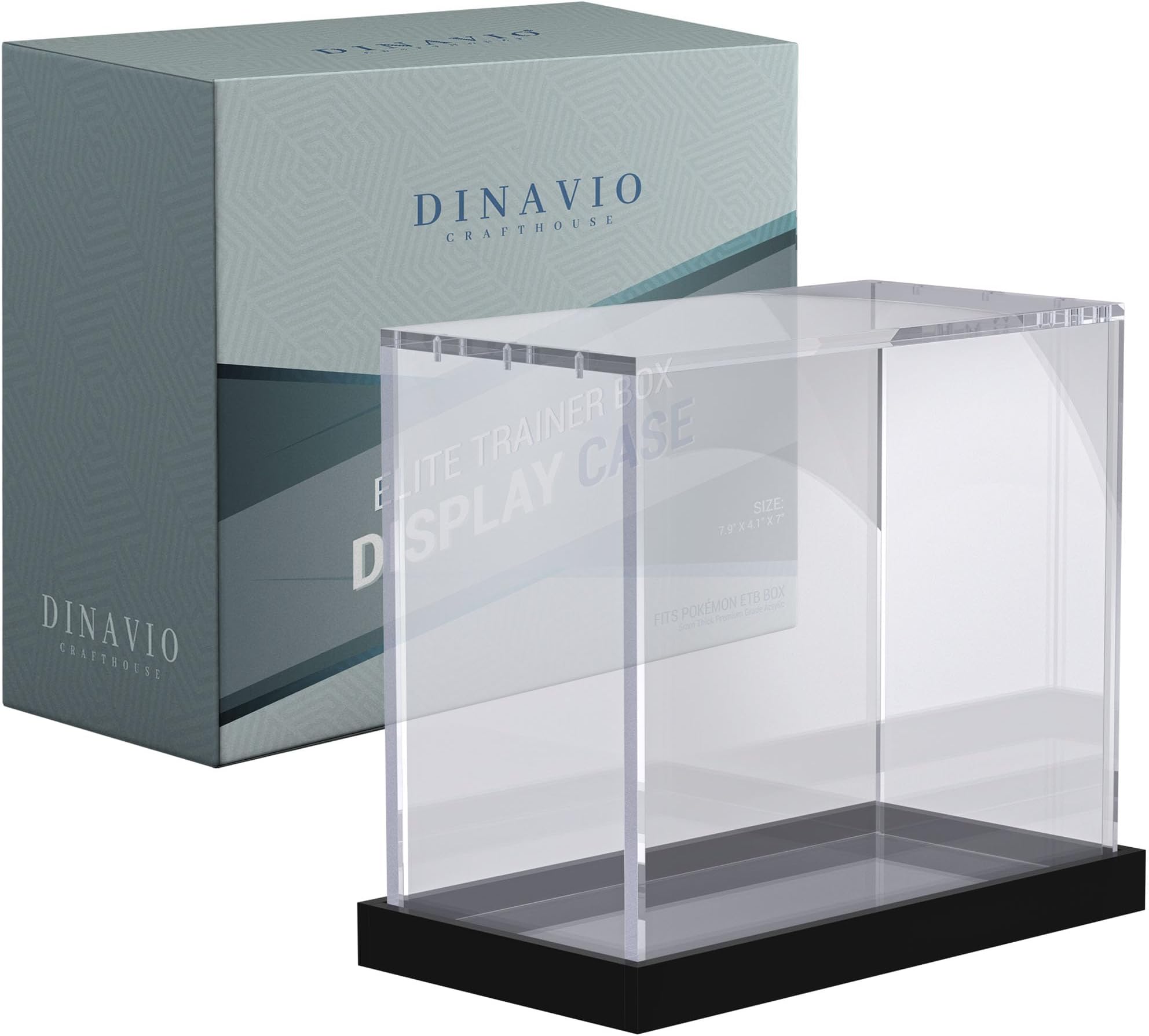 Premium Acrylic Display Case For TCG Booster Packs - Includes Custom Magnet  Top Loader, 2022 Manufacture