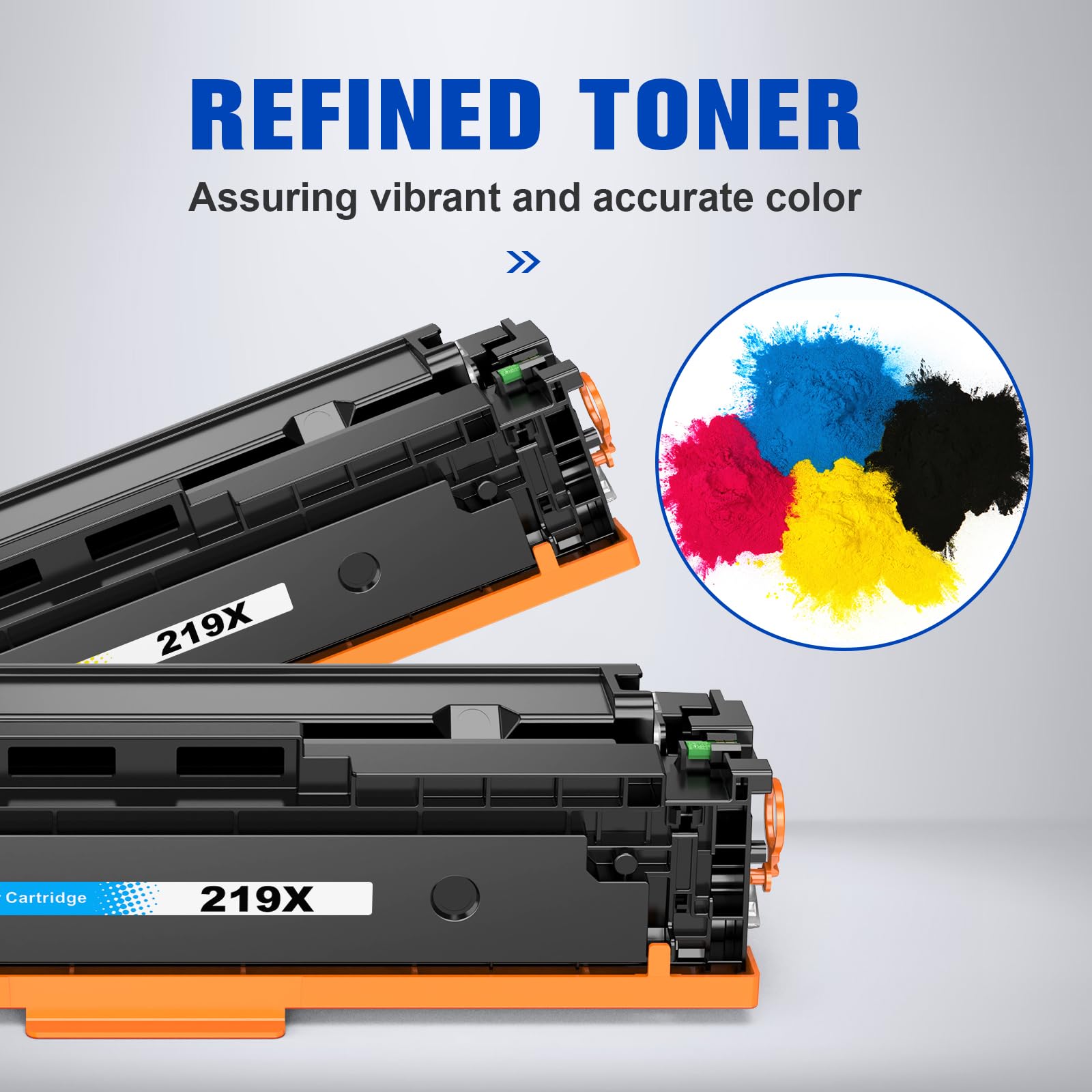 219X Cartucce Toner Compatibile con HP 219X 219A Toner Ricambio per HP Color LaserJet Pro 3202dn 3202dw MFP 3302fdn 3302fdng 3302fdw 3302fdwg 3302sdw 3302sdwg (Confezione da 4)