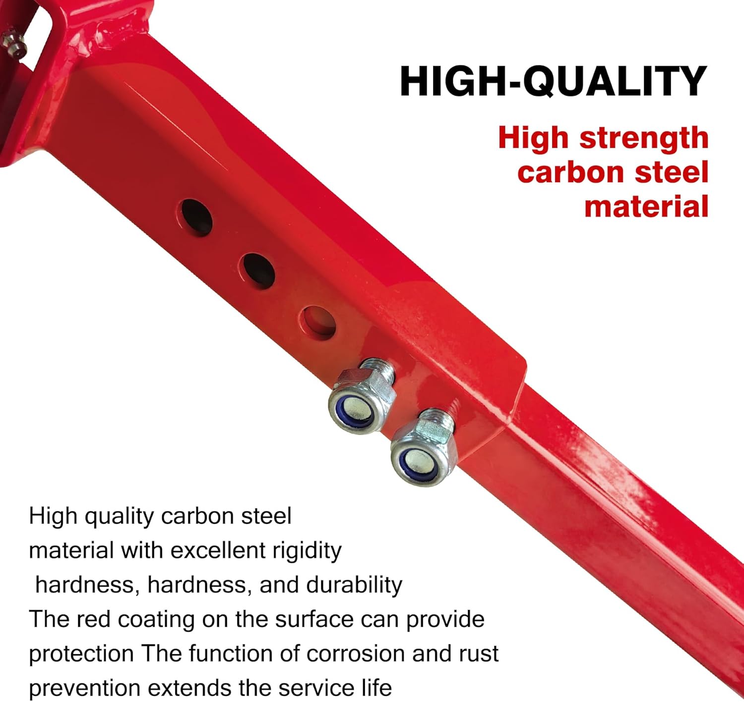 CCLINK Wheels Lawn Mower Sulky Thickened Vacuum Wheels Red Heavy Steel Anti Slip and Anti Rust Specially for Lawn Maintenance and Gardening Operations Quick Weed Removal