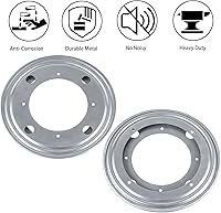 Vista 5 de HSTECH Lazy Susan de 8 pulgadas, placa de rodamiento giratoria de 400 libras resistente para mesa giratoria, funda de libros, bandeja de servir