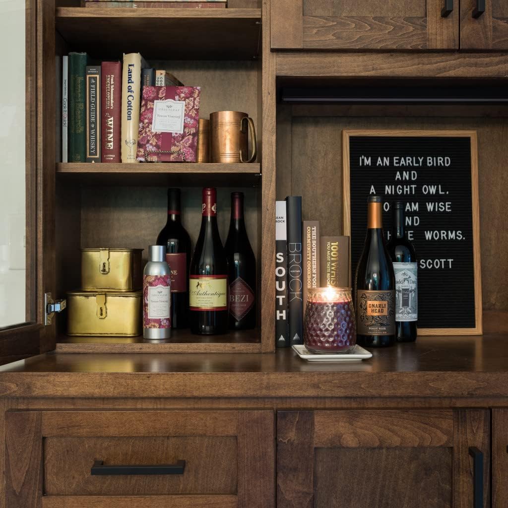 Greenleaf Gifts Signature Fragranced Soy Blend Glass Decorative Candle - Tuscan Vineyard