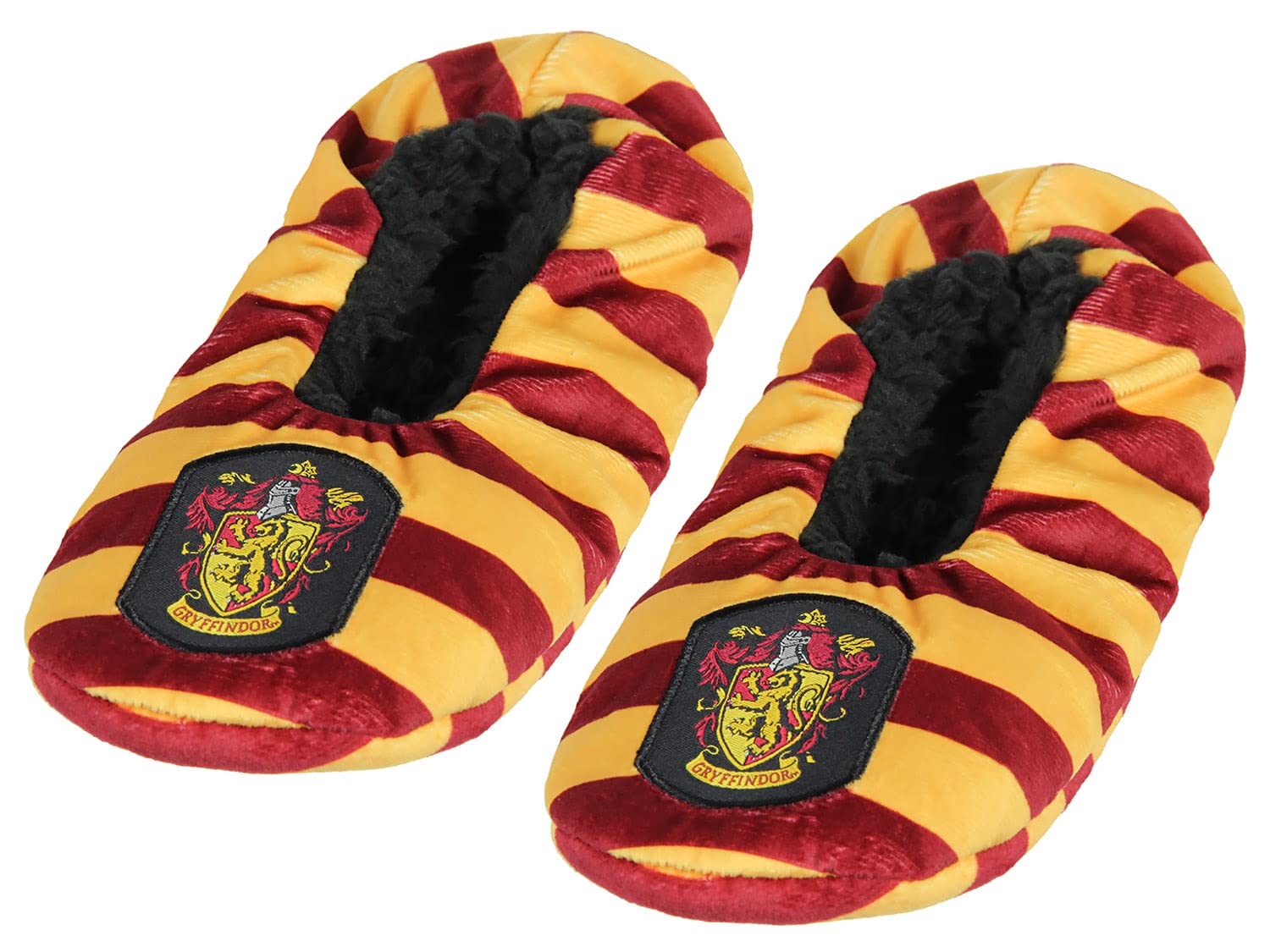 BioworldHarry Potter Slippers Gryffindor House Crest Slipper Socks With  No-Slip Sole For Women Men (Small)