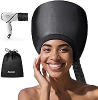 AOPOW Hooded Hair Dryer Cap for Deep Conditioning - Integrated Headband Bonnet Diffuser, Fast Drying, Adjustable & Hands-Free
