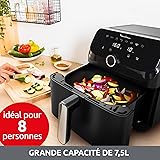 Moulinex Easy Fry Mega, air fryer compact, Mono tiroir 7.5 L, Jusqu’à 8 personnes, 8 programmes, noir EZ8558F0 - 3