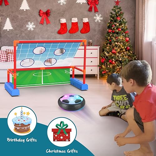 Miniatura 5 de Juegos de lanzamiento de patadas móviles 2 en 1 para niños de 3 a 12 años, pelota de fútbol con luz y lanzamiento de bolsa de frijoles de animales,