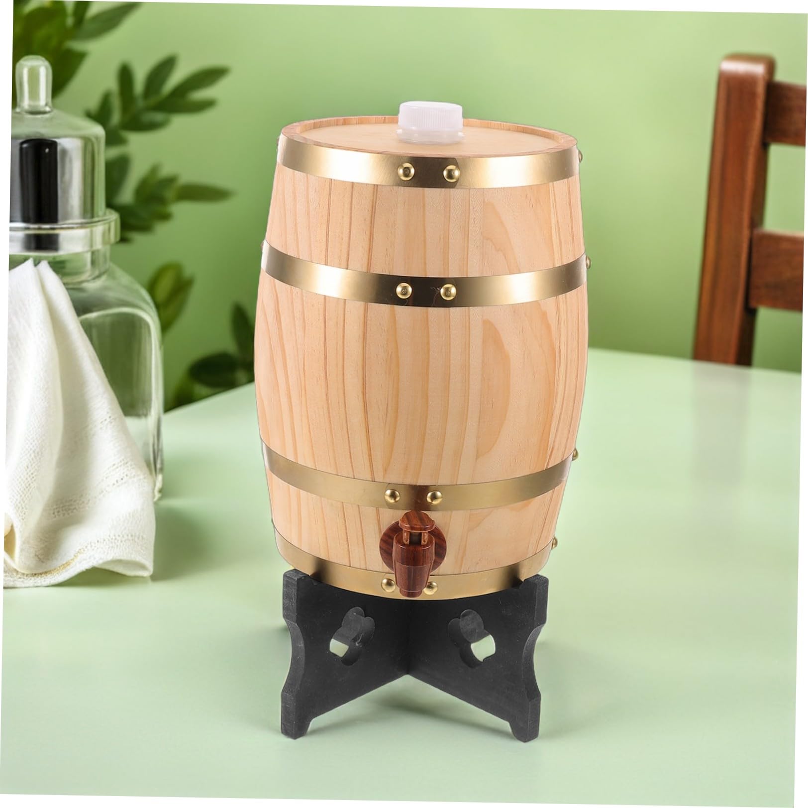 Sosoport Barile in Rovere per Vino e Birra Botte in Legno Naturale per Fermentazione e Conservazione capacità per Uso Domestico e Artigianale