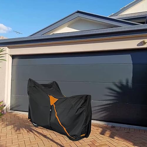 Miniatura 8 de XYZCTEM Funda Premium para Motocicleta Impermeable Todo Clima Resistente a la Intemperie Protección Solar UV Nieve Polvo Tormenta Alta Resistencia