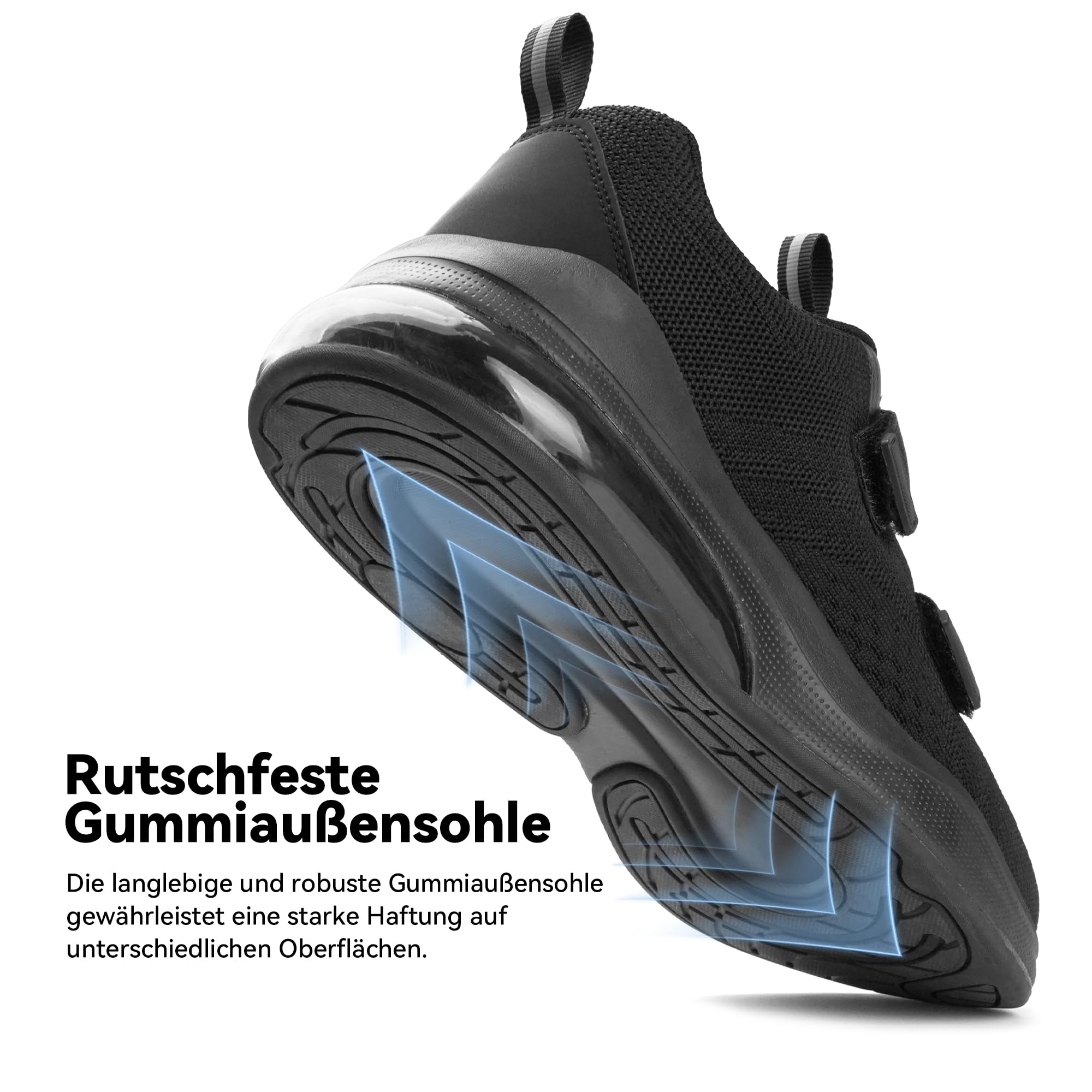 Scarpe da uomo ortopedico diabetico scarpe da ginnastica con impermeabile Extra Largo Neuropatia Gonfia