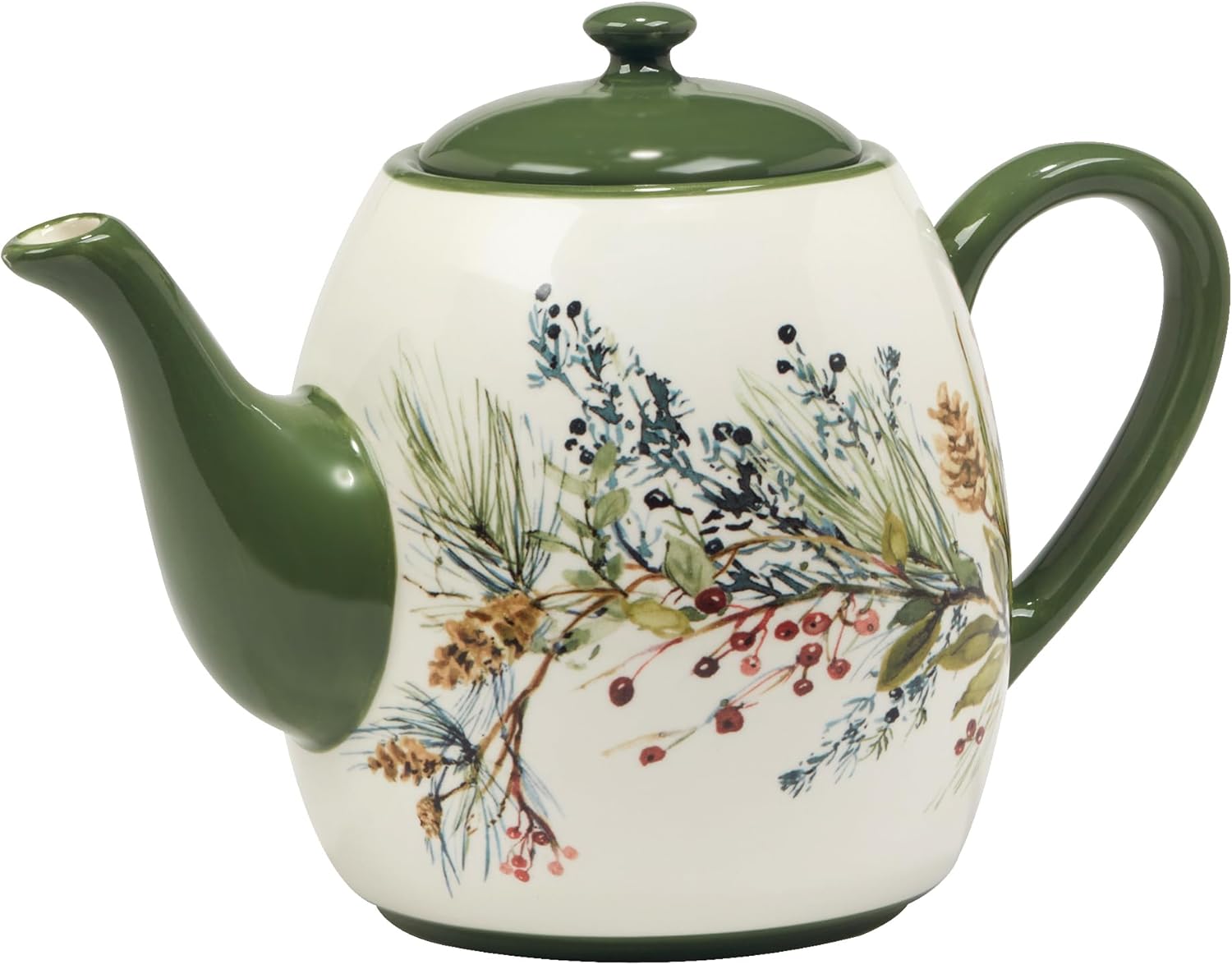 Certified International Winters Forest Teapot, 36 oz.