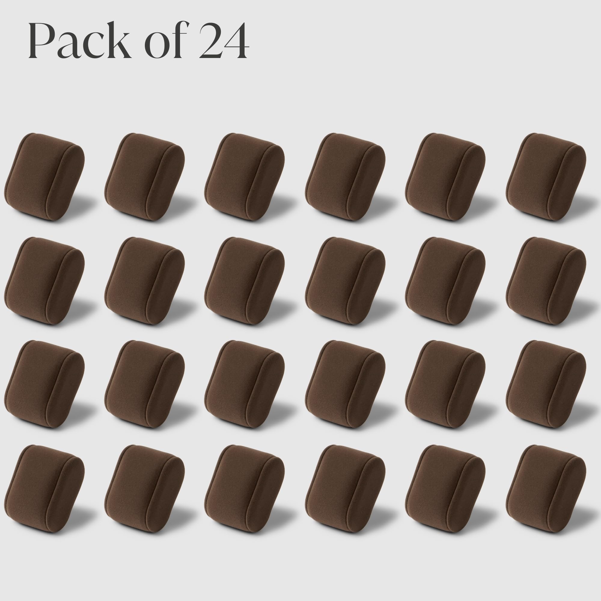 TAWBURY Bayswater Uhrenkissen – klein | 17,8 cm/7" Umfang | 50 mm/2" Breite | Kompatibel mit Bayswater 6-, 12- und 24-Slot-Uhrenkasten Herren | Packung mit 24 Kissen