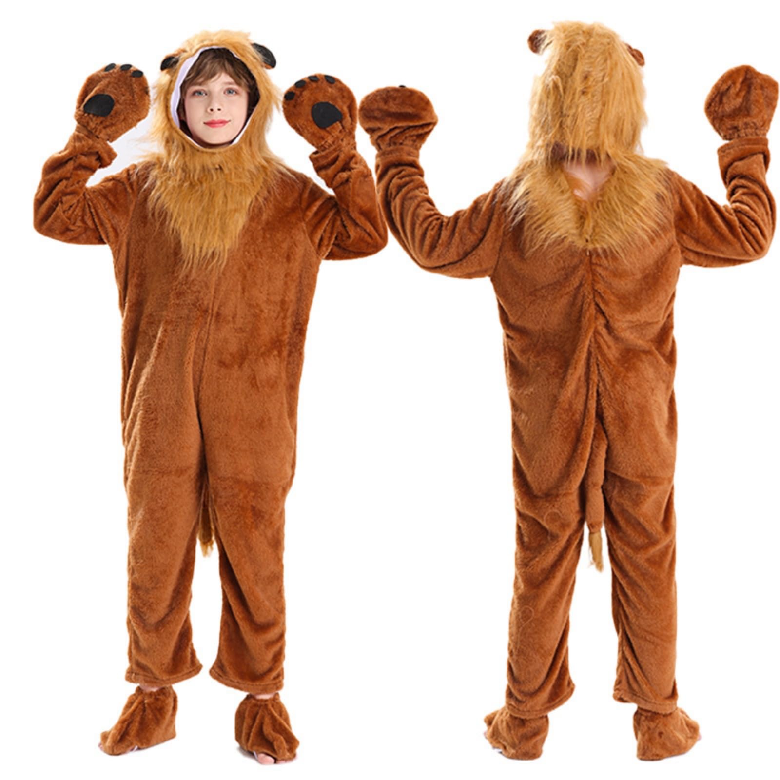 Disfraz de Halloween Cosplay en Escena Ropa de Piel Traje de León Lindo