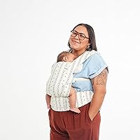Vista 7 de Baby Tula Explore - Portabebés de algodón de 7 a 45 libras, portabebés ajustable para recién nacidos a niños pequeños, múltiples posiciones