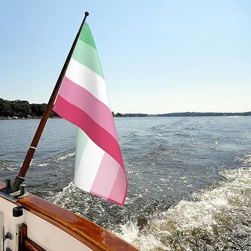 Miniatura 8 de Genderfluid - Bandera bisexual de orgullo bi para fiesta de bienvenida al aire libre, decoración para el hogar, jardín, patio, 3 x 5 pies, bandera