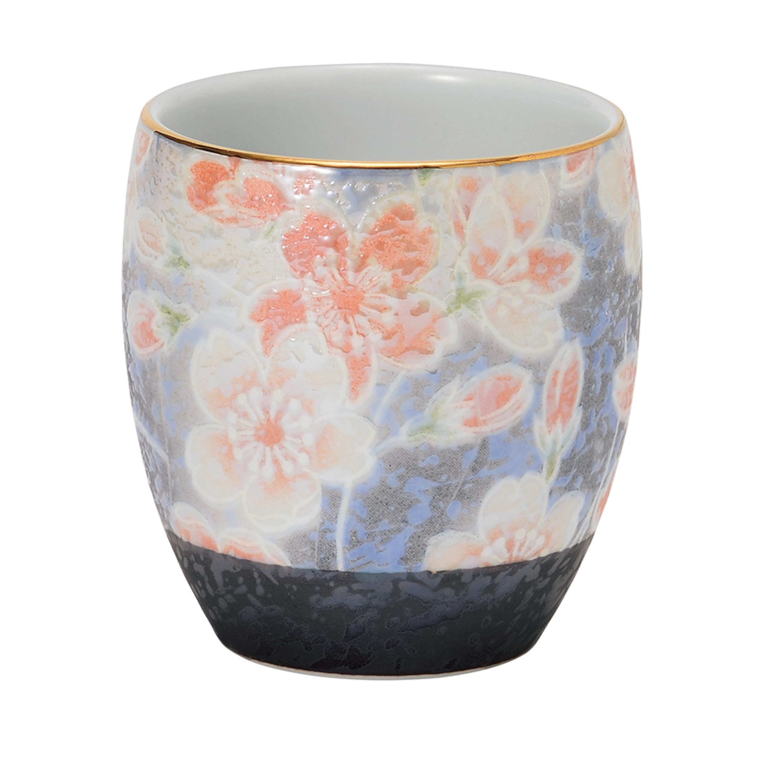 Arita Ware Buddhist Altar Tea Cup Cherry Blossom Blue Ceramic Japan