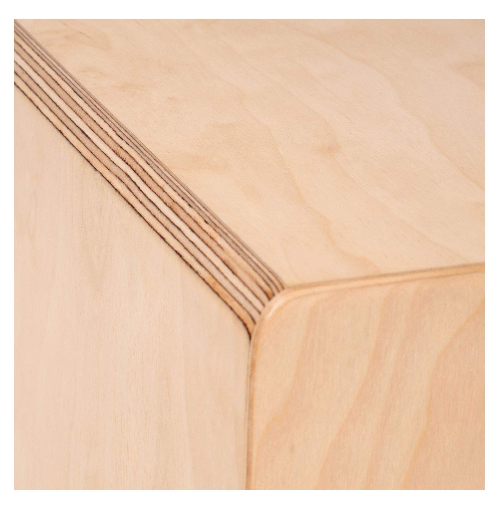 Sela SE 162 Primera Cajon Brown mit Sela Snare System, aufgebaut, für Einsteiger und Fortgeschrittene, Made in Germany