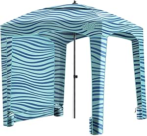 Qipi Beach Cabana - 6' x 6' Easy Setup Canopy