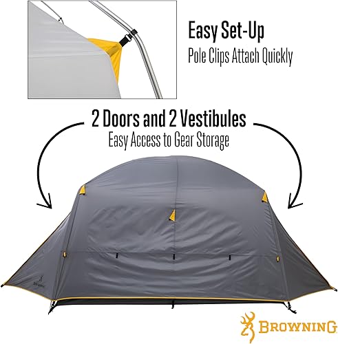 Miniatura 3 de Browning Camping Glacier - Tienda de campaña para 4 personas