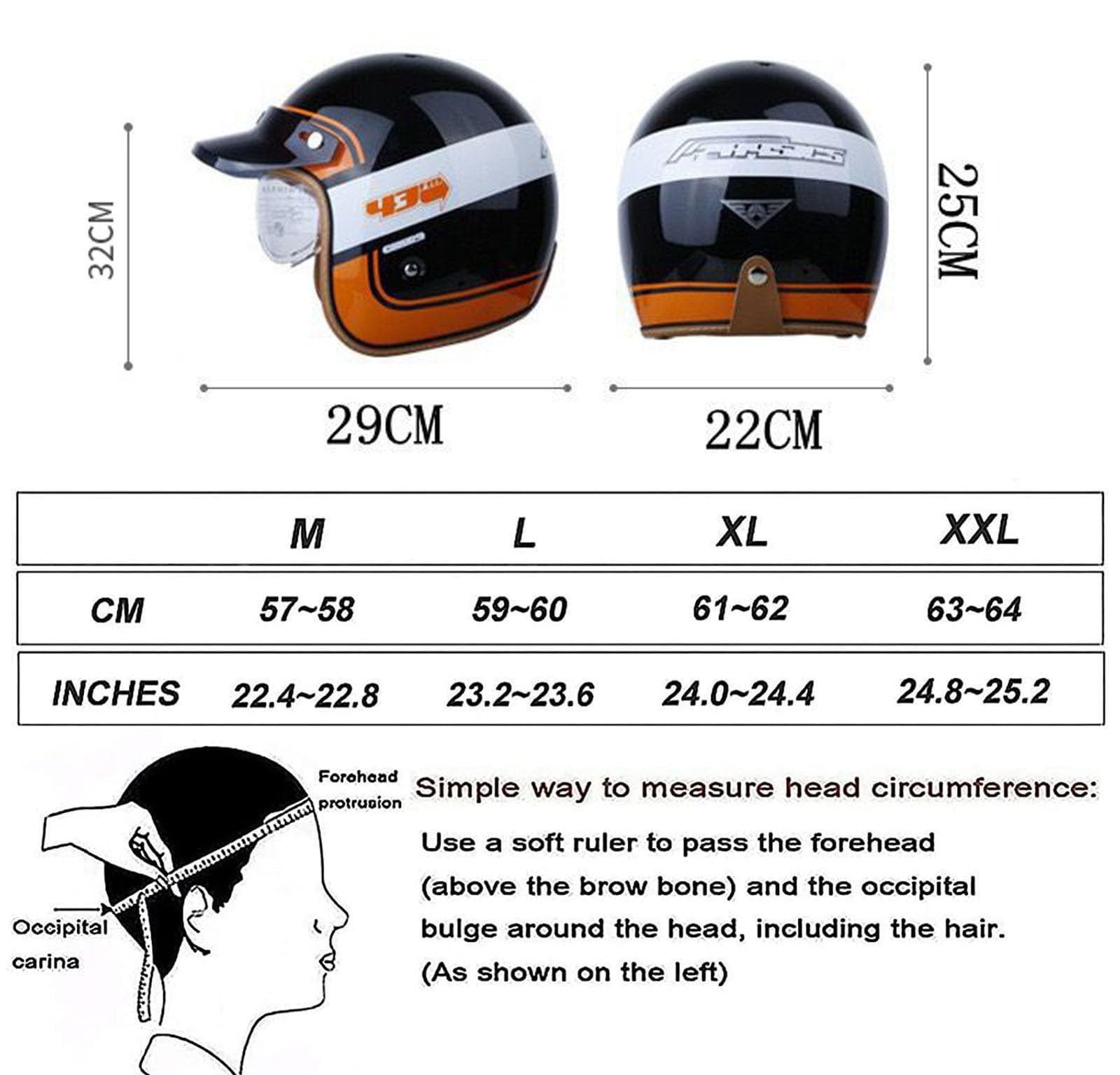 Casco Moto Jet para Hombres Y Mujeres ECEDOT Homologado 3/4 Cascos Abiertos De Moto con Visera Cascos Half-Helmet Casco Motocicleta para Adultos Cuatro Estaciones