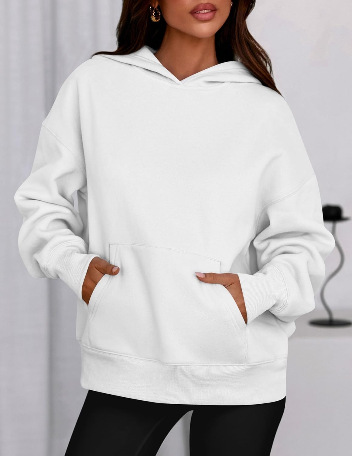 PRETTYGARDEN Womens Oversized Hoodies Fleece Sweatshirts Fall Fashion 2026 Long Sleeve Pullover Tops Y2k Winter Clothes - Image 7