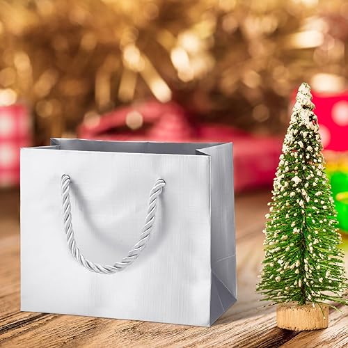 Miniatura 5 de Fainne 24 bolsas de regalo extra pequeñas, mini bolsas de regalo, bolsas de regalo con asas, bolsas para tarjetas de regalo para bodas, baby shower,