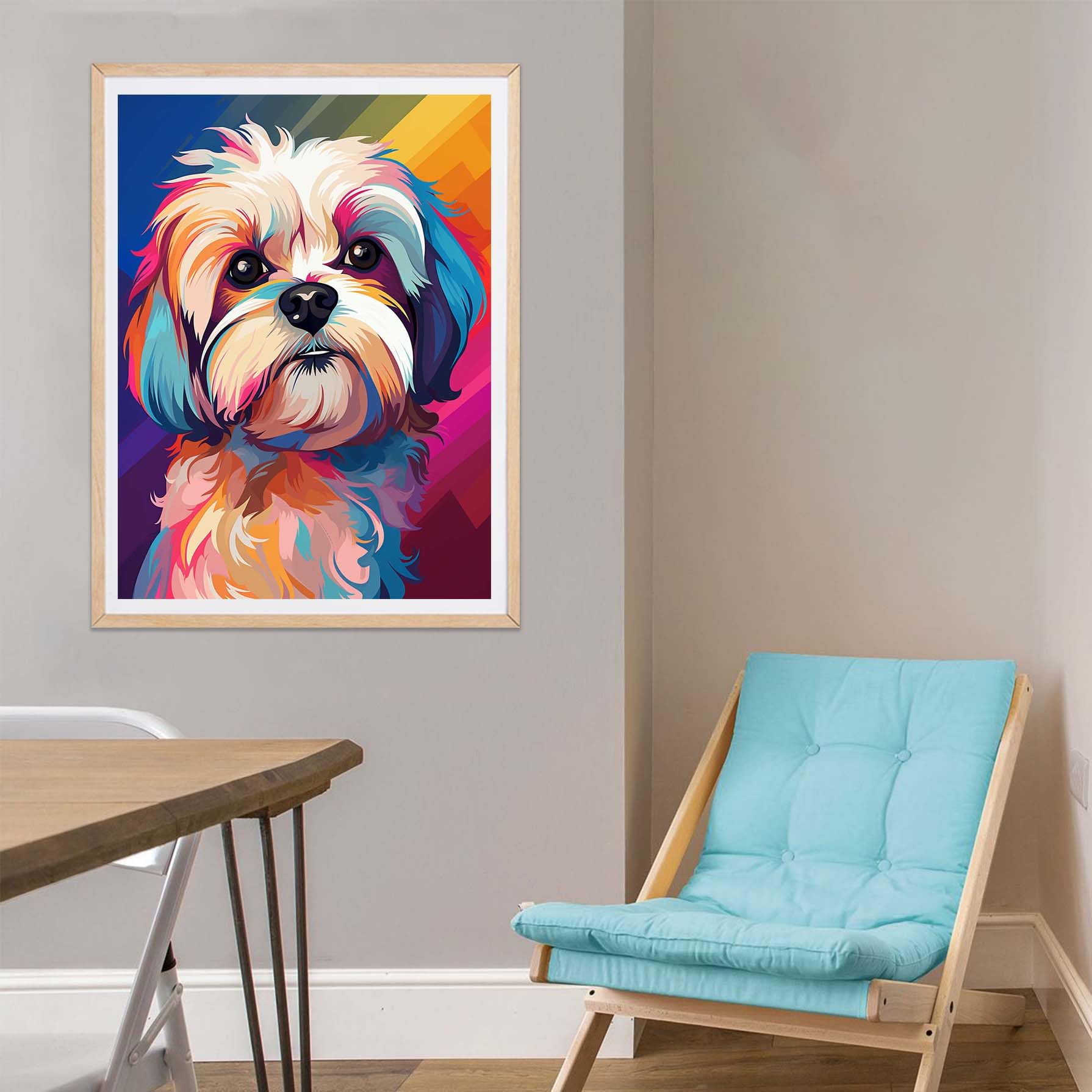 MOGTAA Cartoon Pittura Diamante Kit con Cornice, Cartone animato 5D